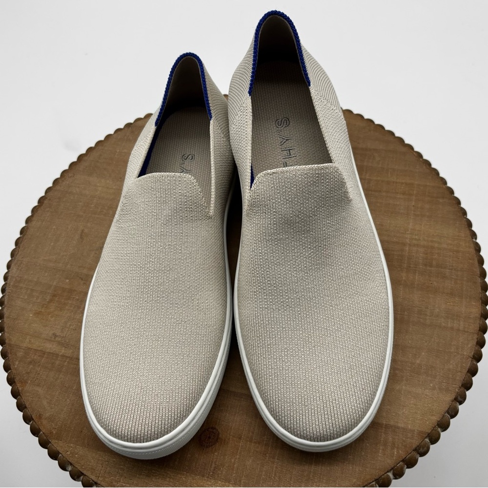 Rothy's The Original Slip On Sneaker Sand W8.5 EUC